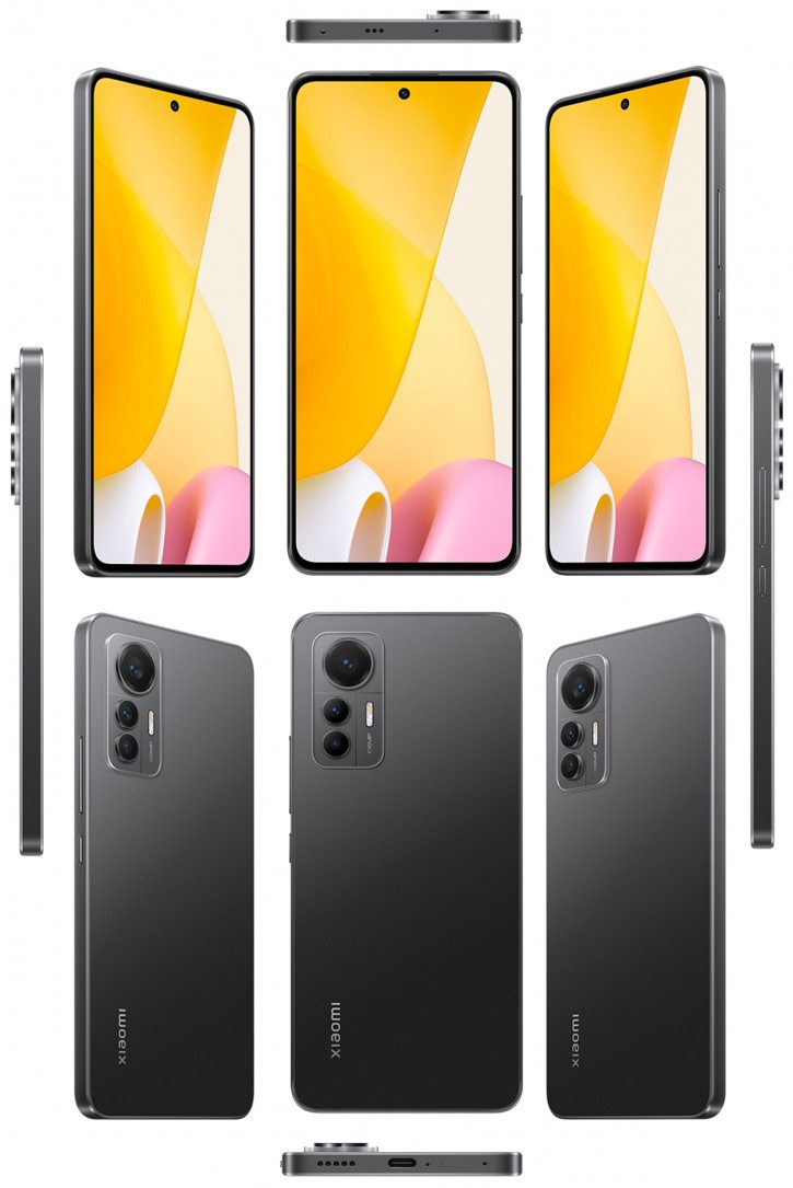 Xiaomi 12 Lite во всех расцветках показали на официальных рендерах
